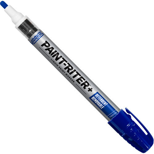 Marqueur &agrave; peinture nettoyable au d&eacute;tergent Paint-Riter+, Liquide, Bleu PB Rental Co. Ltd.