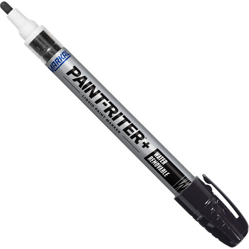 Marqueur &agrave; la peinture nettoyable &agrave; l'eau Paint-Riter+, Liquide, Noir PB Rental Co. Ltd.