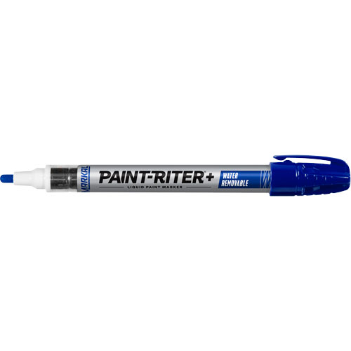 Marqueur &agrave; la peinture nettoyable &agrave; l'eau Paint-Riter+, Liquide, Bleu PB Rental Co. Ltd.