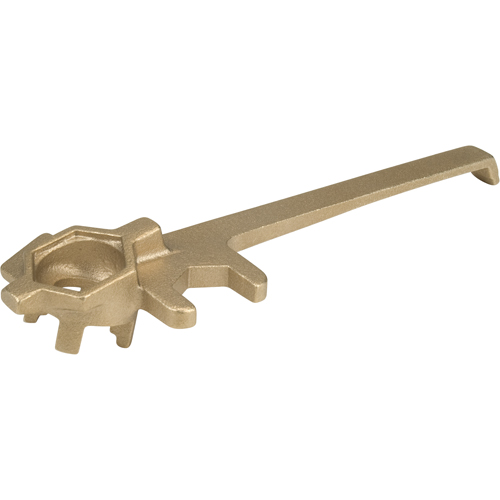 Deluxe Plug Wrenche, 1-1/4" Opening, 9" Handle, Non-sparking brass alloy PB Rental Co. Ltd.