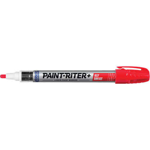 Marqueur pour surfaces huileuses Paint-Riter +, Liquide, Rouge PB Rental Co. Ltd.