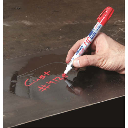 Marqueur pour surfaces huileuses Paint-Riter +, Liquide, Rouge PB Rental Co. Ltd.