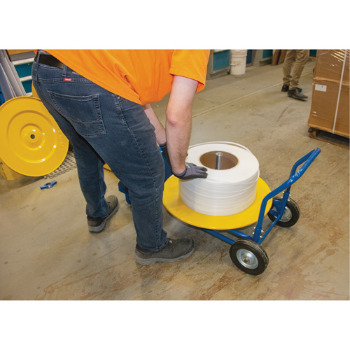 Strapping Dispenser, Polyester/Steel/Polypropylene Straps, 16"/8" Core Dia., 3"/8"/6" Roll Width PB Rental Co. Ltd.