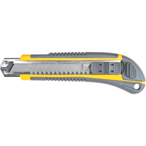 Couteau ATK100, 18 mm, Acier au carbone, Prise en Caoutchouc PB Rental Co. Ltd.
