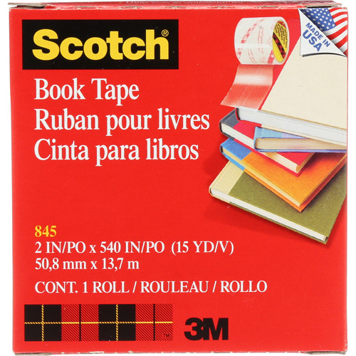 Ruban pour la r&eacute;paration de livres Scotch PB Rental Co. Ltd.