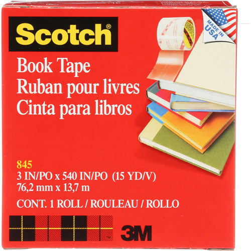 Ruban pour la r&eacute;paration de livres Scotch PB Rental Co. Ltd.