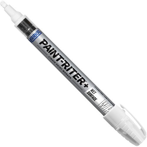 Paint-Riter&reg;+ Wet Surface Paint Marker, Liquid, White PB Rental Co. Ltd.
