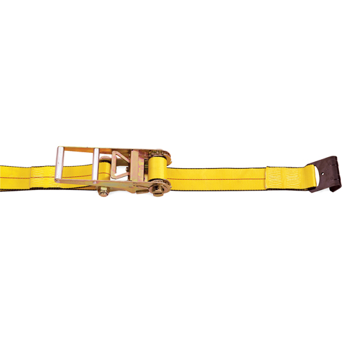 Tendeurs d'arrimage &agrave; cliquet, Crochet plat, 3" , 30' , Charge d'utilisation max. 5400 lb (2450 kg) PB Rental Co. Ltd.