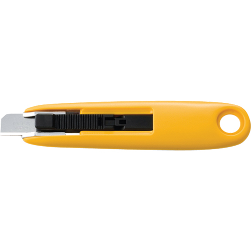 Couteau de s&eacute;curit&eacute; compact autor&eacute;tractable, 11 mm, Acier au carbone, Prise en Plastique PB Rental Co. Ltd.
