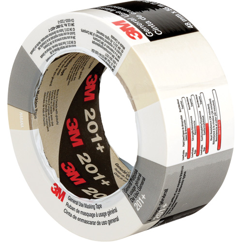 201+ General Use Masking Tape, 24 mm (1") x 55 m (180'), Tan PB Rental Co. Ltd.