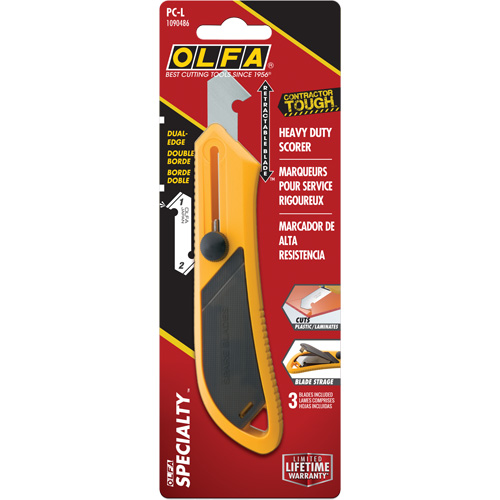 Couteau pour plastique et stratifi&eacute; PC-L, Acier PB Rental Co. Ltd.