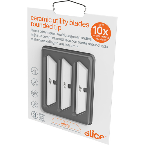 Slice Lames &agrave; extr&eacute;mit&eacute; arrondie pour couteau utilitaire en c&eacute;ramique, Style Simple PB Rental Co. Ltd.