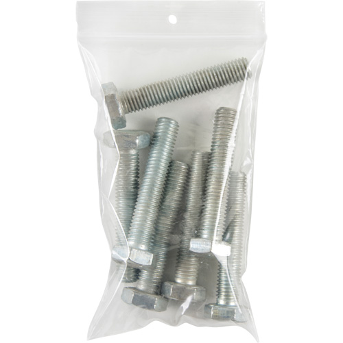 Sacs en poly, Refermable, 5" x 3", 4 mils PB Rental Co. Ltd.