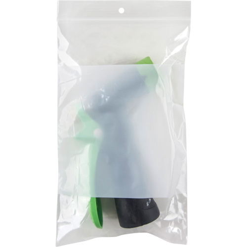 White Block Poly Bags, Reclosable, 8" x 5", 2 mils PB Rental Co. Ltd.
