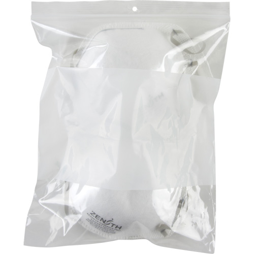 Sacs en poly avec espace inscriptible blanc, Refermable, 10" x 8", 2 mils PB Rental Co. Ltd.