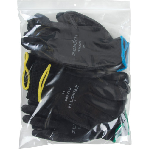 Sacs en poly, Refermable, 12" x 10", 2 mils PB Rental Co. Ltd.