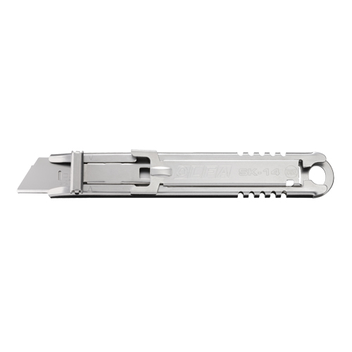 Self-Retracting Safety Knife, 14.5 mm, Stainless Steel, Stainless Steel Handle PB Rental Co. Ltd.