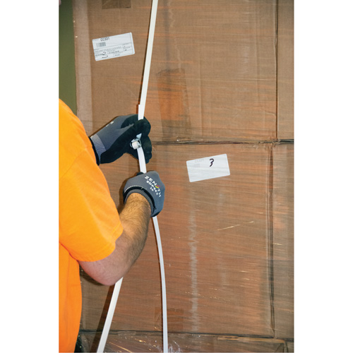 Strapping, Polypropylene, 3/8" W x 12900' L, White, Machine Grade PB Rental Co. Ltd.