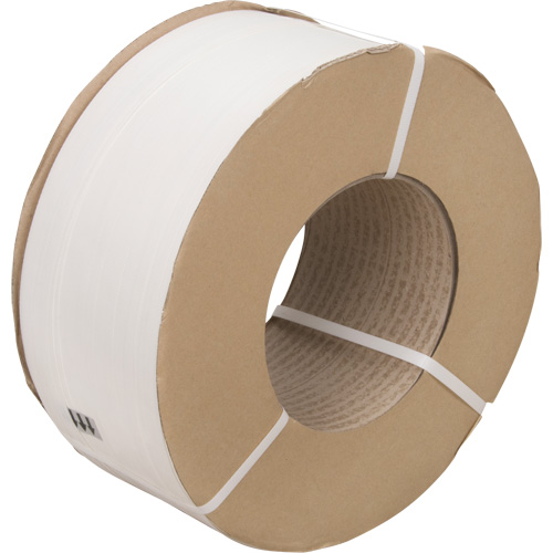 Strapping, Polypropylene, 1/2" W x 9900' L, White, Machine Grade PB Rental Co. Ltd.