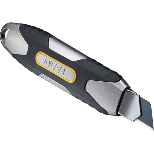 Couteau autoverrouillable, 18 mm, Acier au carbone, Robuste, Prise en Aluminium PB Rental Co. Ltd.