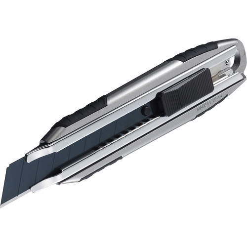 Couteau autoverrouillable, 18 mm, Acier au carbone, Robuste, Prise en Aluminium PB Rental Co. Ltd.