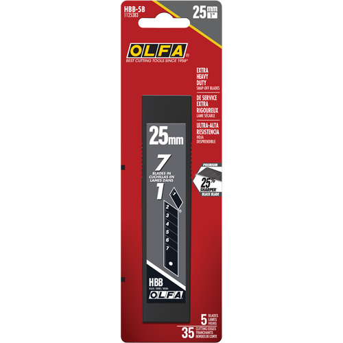 Ultra-Sharp Black Replacement Blades, Snap-Off Style PB Rental Co. Ltd.