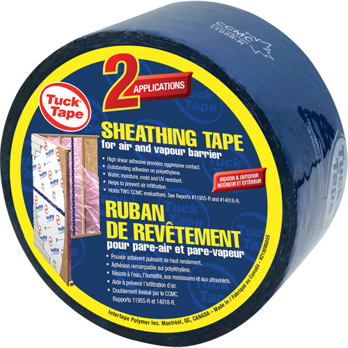 Ruban de rev&ecirc;tement pour entrepreneurs, 60 mm (2-3/8") x 0,0 m (0,0'), Bleu PB Rental Co. Ltd.