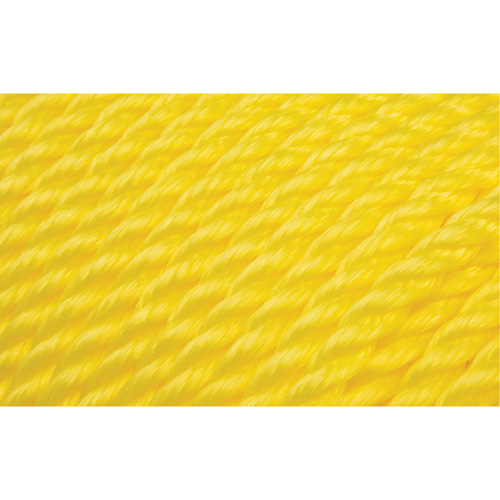 3/8" Braided Yellow Rope, Polypropylene, 630' PB Rental Co. Ltd.