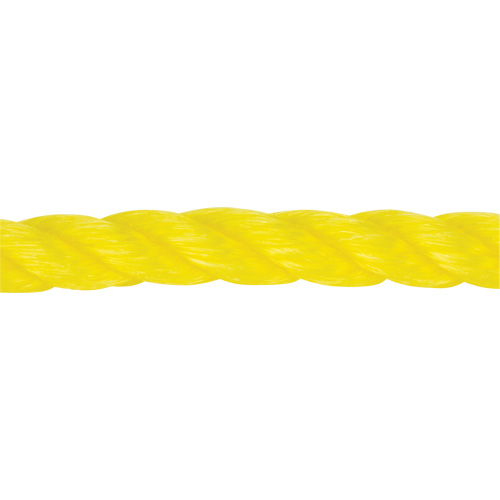1/2" Braided Yellow Rope, Polypropylene, 335' PB Rental Co. Ltd.