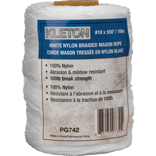 #18 Braided Mason Rope, Nylon, 550' PB Rental Co. Ltd.