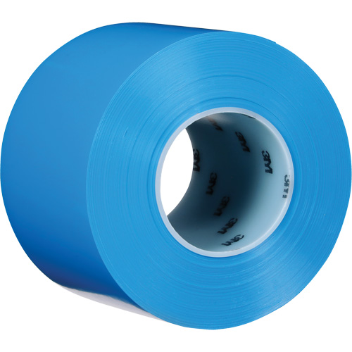 Ruban de marquage de planchers durable 971, 4" x 108', Vinyle, Bleu PB Rental Co. Ltd.