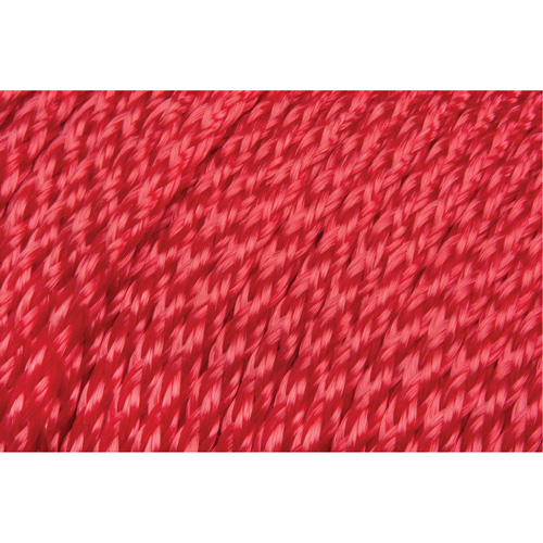 Braided Red Rope, Polypropylene, 500' PB Rental Co. Ltd.