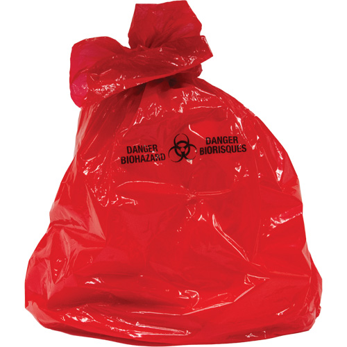 Waste Bags, Bio-Hazard, 38" L x 30" W, 2 mils PB Rental Co. Ltd.