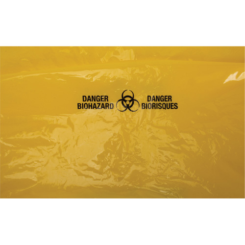 Waste Bags, Bio-Hazard, 38" L x 30" W, 2 mils PB Rental Co. Ltd.