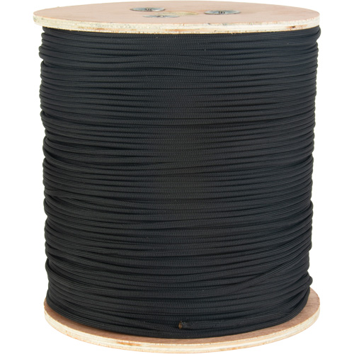Black Paracord, Nylon, 1600' PB Rental Co. Ltd.