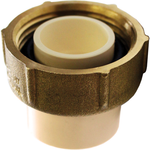 Adaptateur pour boîtier de compteur d'eau, 3/4" x 1" dia., PVC-C PB Rental Co. Ltd.