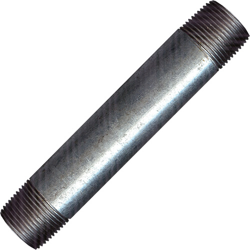 Raccord long, Galvanis&eacute;, 1/2", NPT x NPT PB Rental Co. Ltd.
