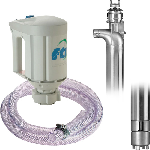 Trousse de pompe pour baril PFS-40 avec moteur M3V, Acier inoxydable PB Rental Co. Ltd.