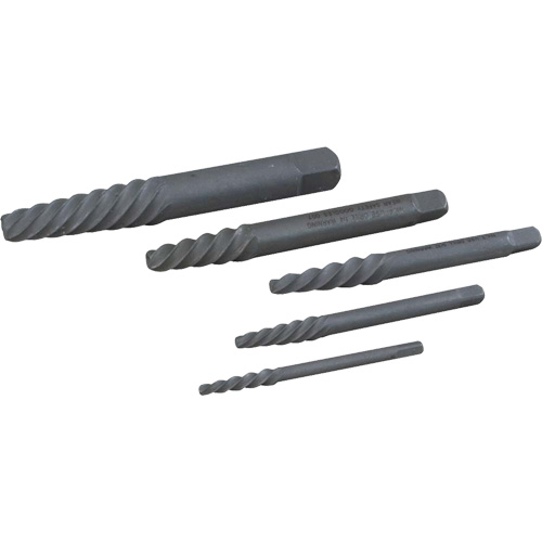 Left Hand Spiral Tapered Flute Extractor Set, 5 Pieces PB Rental Co. Ltd.
