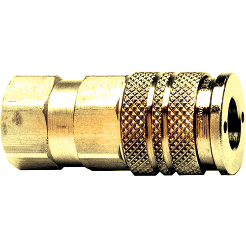 D&eacute;connexion rapide automatique &agrave; une main, Laiton, 1/4" x 3/8" PB Rental Co. Ltd.