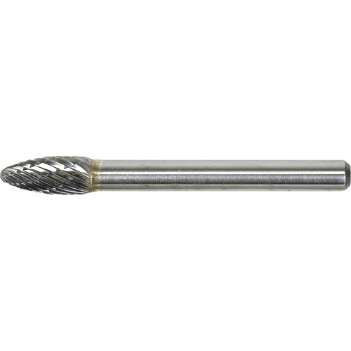 Solid Carbide Burr, SH-1, 1/4" Dia., 1/4" Shank, 5/8" Depth of Cut PB Rental Co. Ltd.