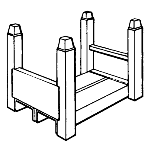 Supports empilables mobiles, 12" la x 16" p, Capacit&eacute; de 2500 lb PB Rental Co. Ltd.