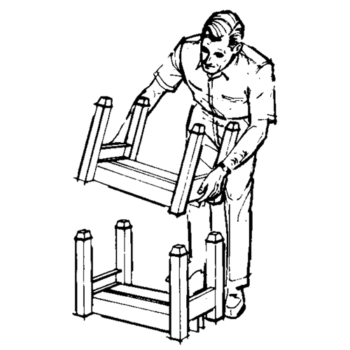 Supports empilables mobiles, 12" la x 16" p, Capacit&eacute; de 2500 lb PB Rental Co. Ltd.