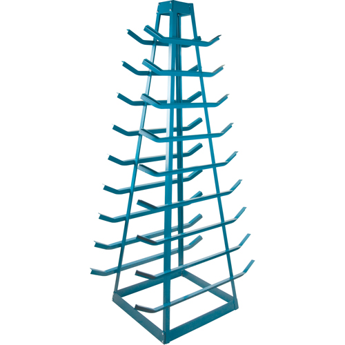 Supports pour tuyaux - Rangement horizontal, Horizontal, 9 Niveaux, 18" la x 40" p x 84" h, 1800 lb Cap. PB Rental Co. Ltd.