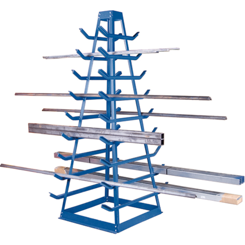 Supports pour tuyaux - Rangement horizontal, Horizontal, 9 Niveaux, 18" la x 40" p x 84" h, 1800 lb Cap. PB Rental Co. Ltd.