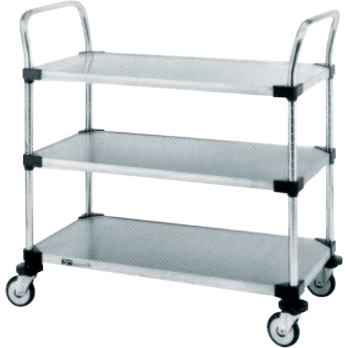 Chariots utilitaires pour service r&eacute;gulier, 3 Tiers, 18" la x 39" h x 36" p, Capacit&eacute; 500 lb PB Rental Co. Ltd.