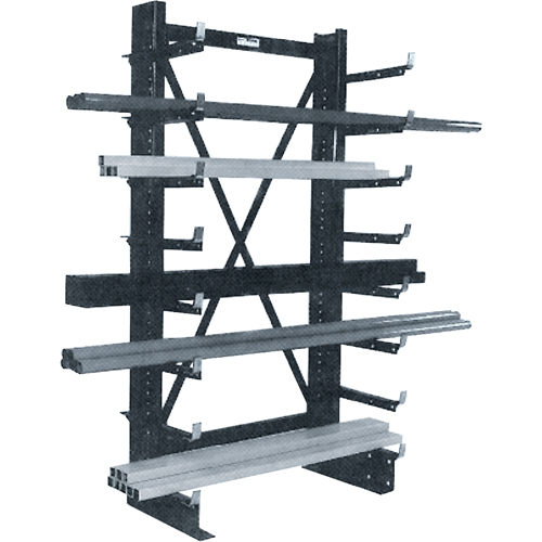 Rayonnage en porte-&agrave;-faux simple Minitree, 36" la x 76-3/16" h PB Rental Co. Ltd.