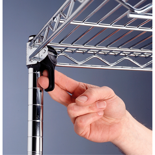 Super Adjustable Super Erecta&reg; Shelving, Add-On Kit, 4 Tiers, 36" W x 62-9/16" H x 24" D PB Rental Co. Ltd.