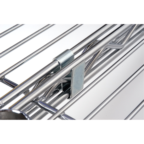 Crochet en S pour &eacute;tag&egrave;re en treillis chromat&eacute; PB Rental Co. Ltd.