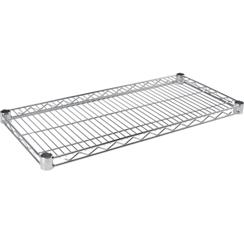 Tablette en treillis pour &eacute;tag&egrave;re robuste en treillis chromat&eacute;, 30" la x 14" p, Capacit&eacute; de 800 lb PB Rental Co. Ltd.
